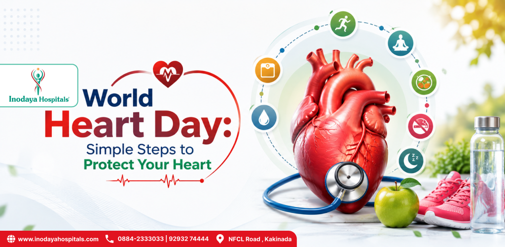 Learn simple heart health tips for World Heart Day, including healthy eating, exercise, stress management, regular checkups, and prevention.